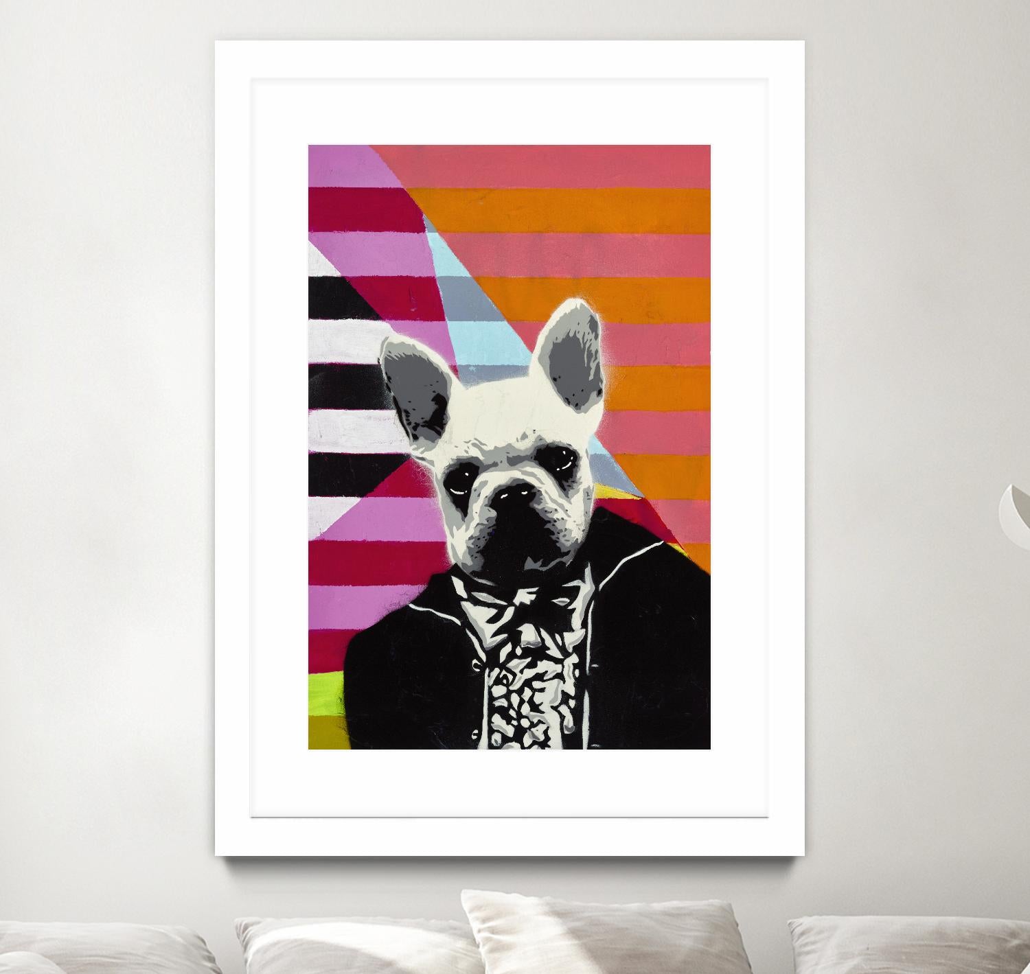 Mr. French by Urban Soule on GIANT ART - orange animals dog