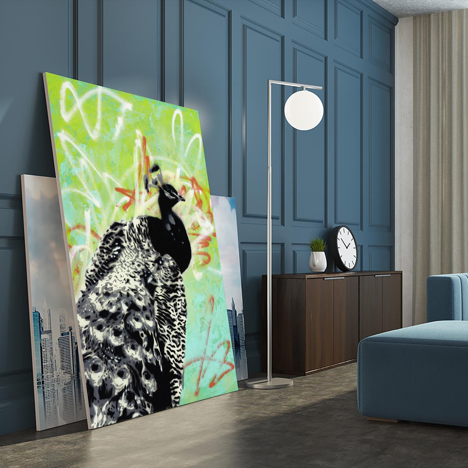 Peacock by Urban Soule on GIANT ART - blue animals