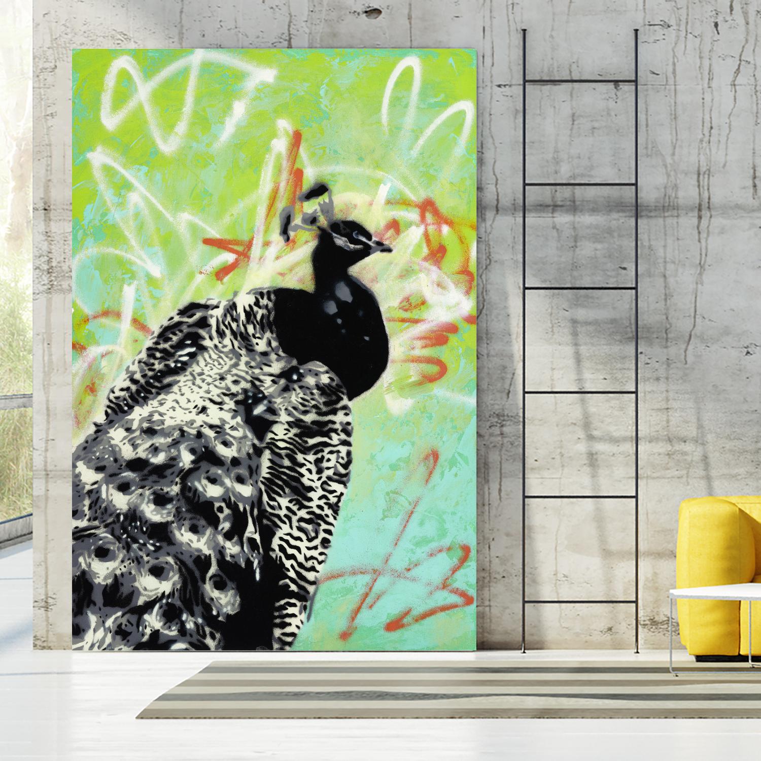 Peacock by Urban Soule on GIANT ART - blue animals