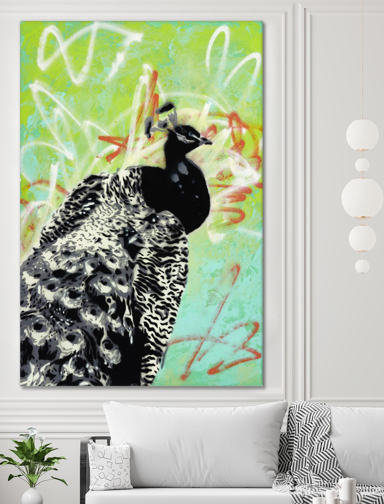 Peacock by Urban Soule on GIANT ART - blue animals