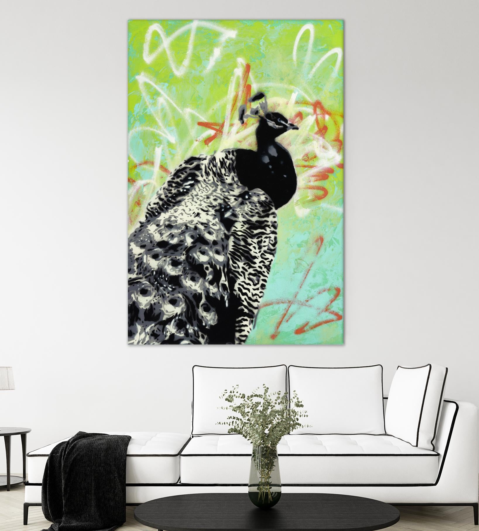 Peacock by Urban Soule on GIANT ART - blue animals