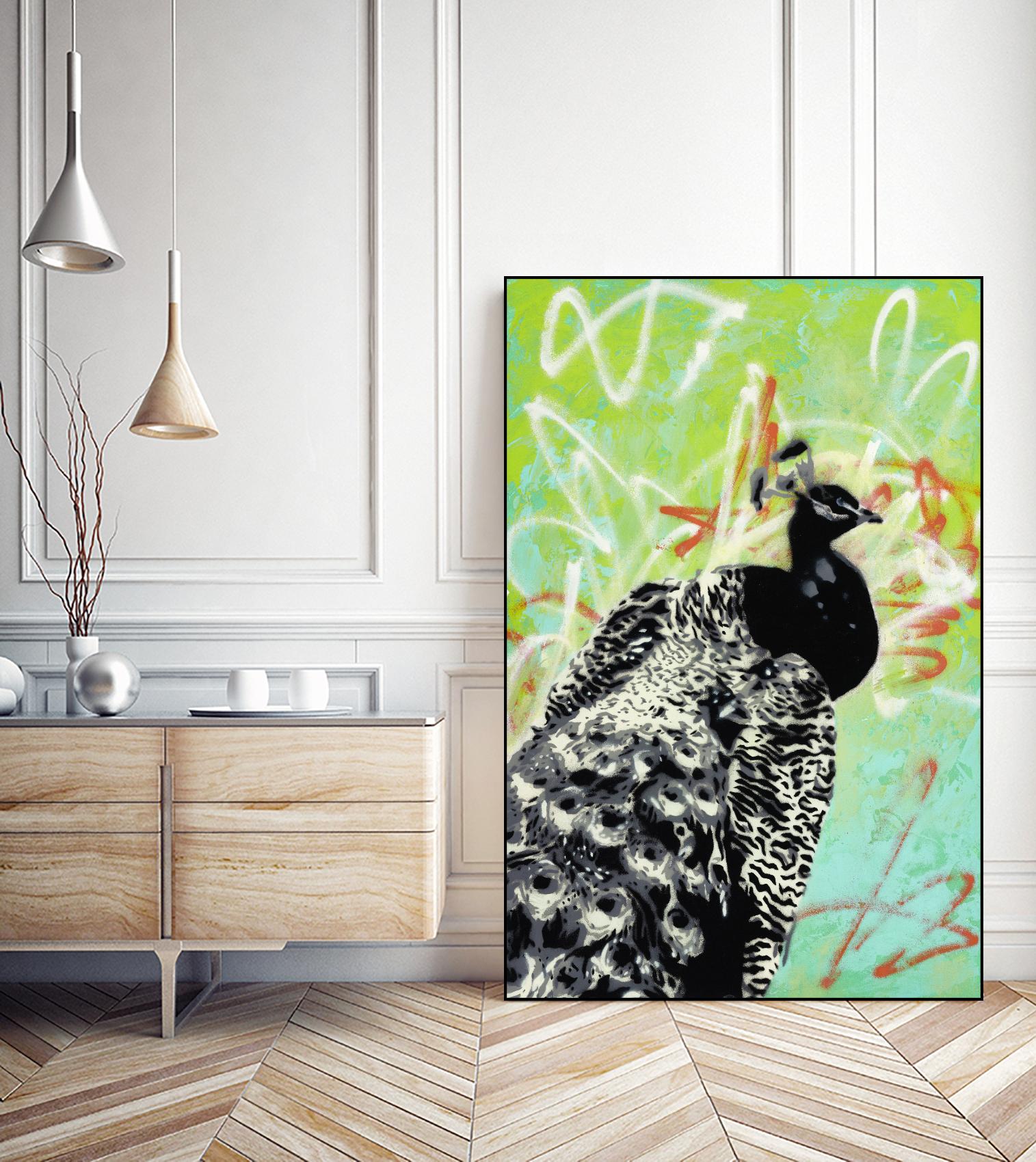 Peacock by Urban Soule on GIANT ART - blue animals