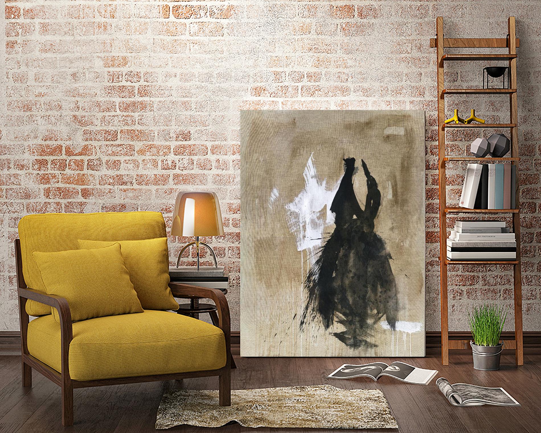 Little Black Dress 2 by PN Studio on GIANT ART - beige abstracts fashion