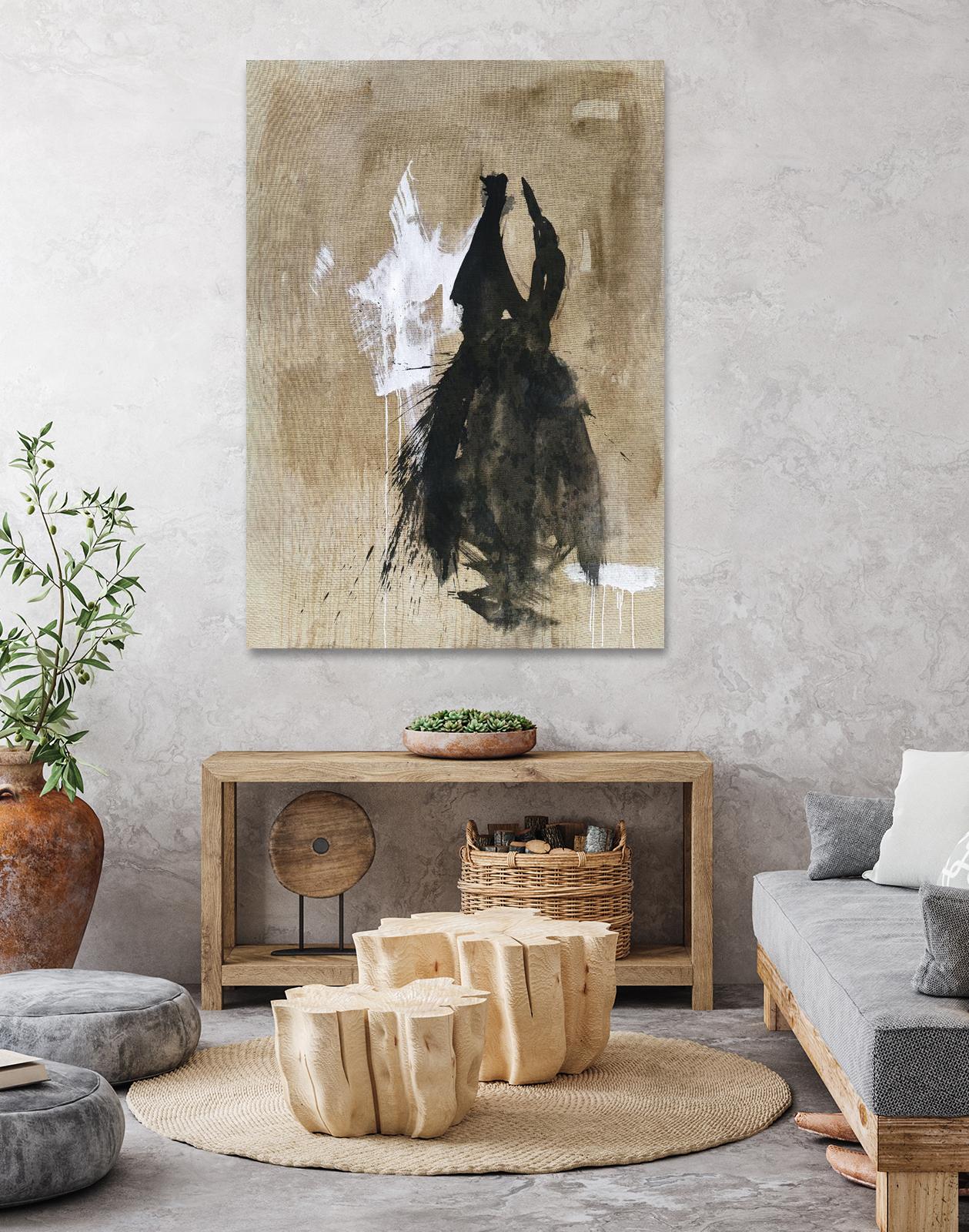 Little Black Dress 2 by PN Studio on GIANT ART - beige abstracts fashion