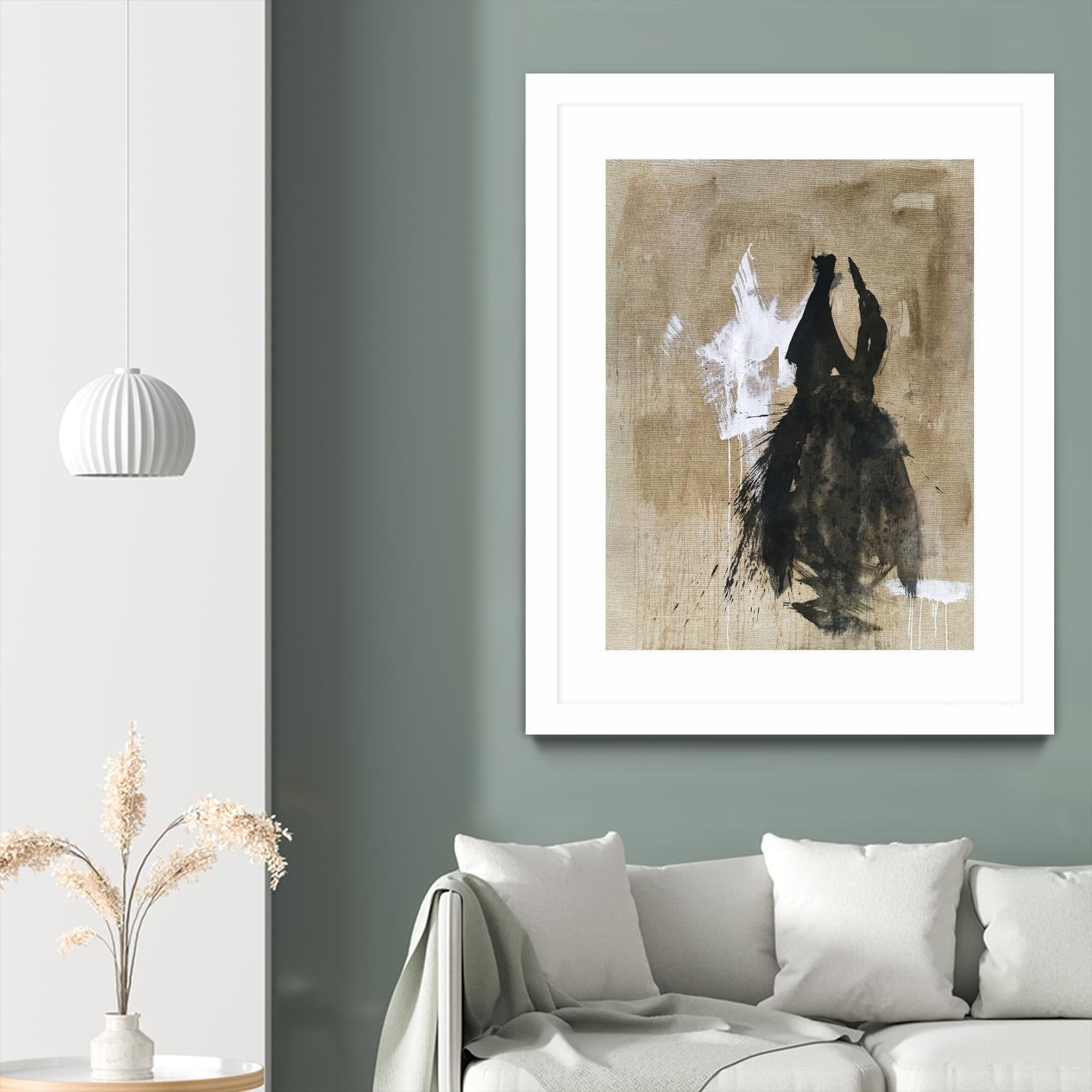 Little Black Dress 2 by PN Studio on GIANT ART - beige abstracts fashion