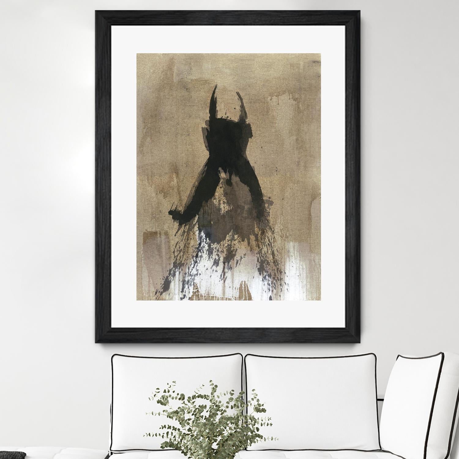 Little Black Dress 3 by PN Studio on GIANT ART - beige abstracts fashion