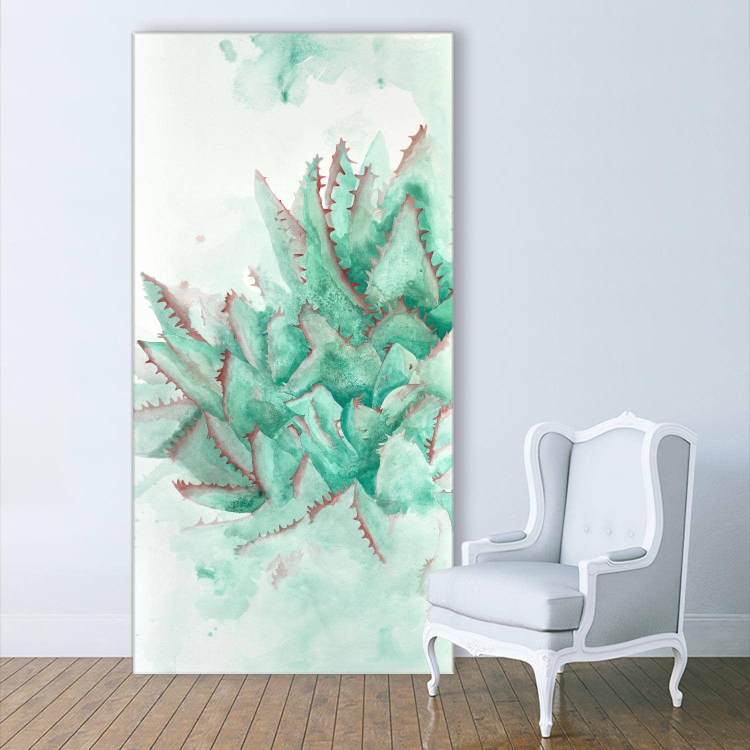 Turquoise Desert 3 by Allyson Fukushima on GIANT ART - green floral