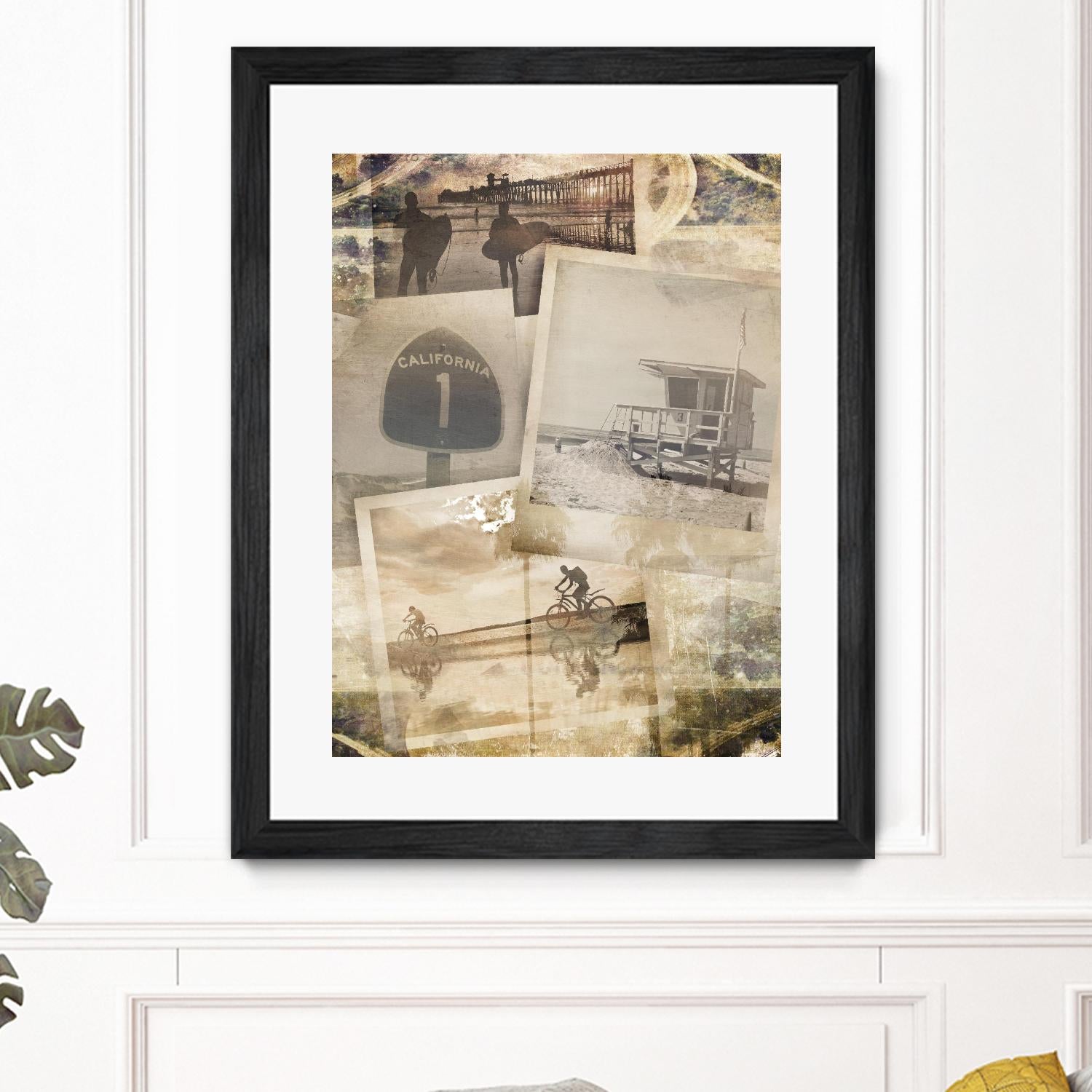 Los Angeles Polaroid Collage A by SEA Studio on GIANT ART - beige cityscapes & streets color photography