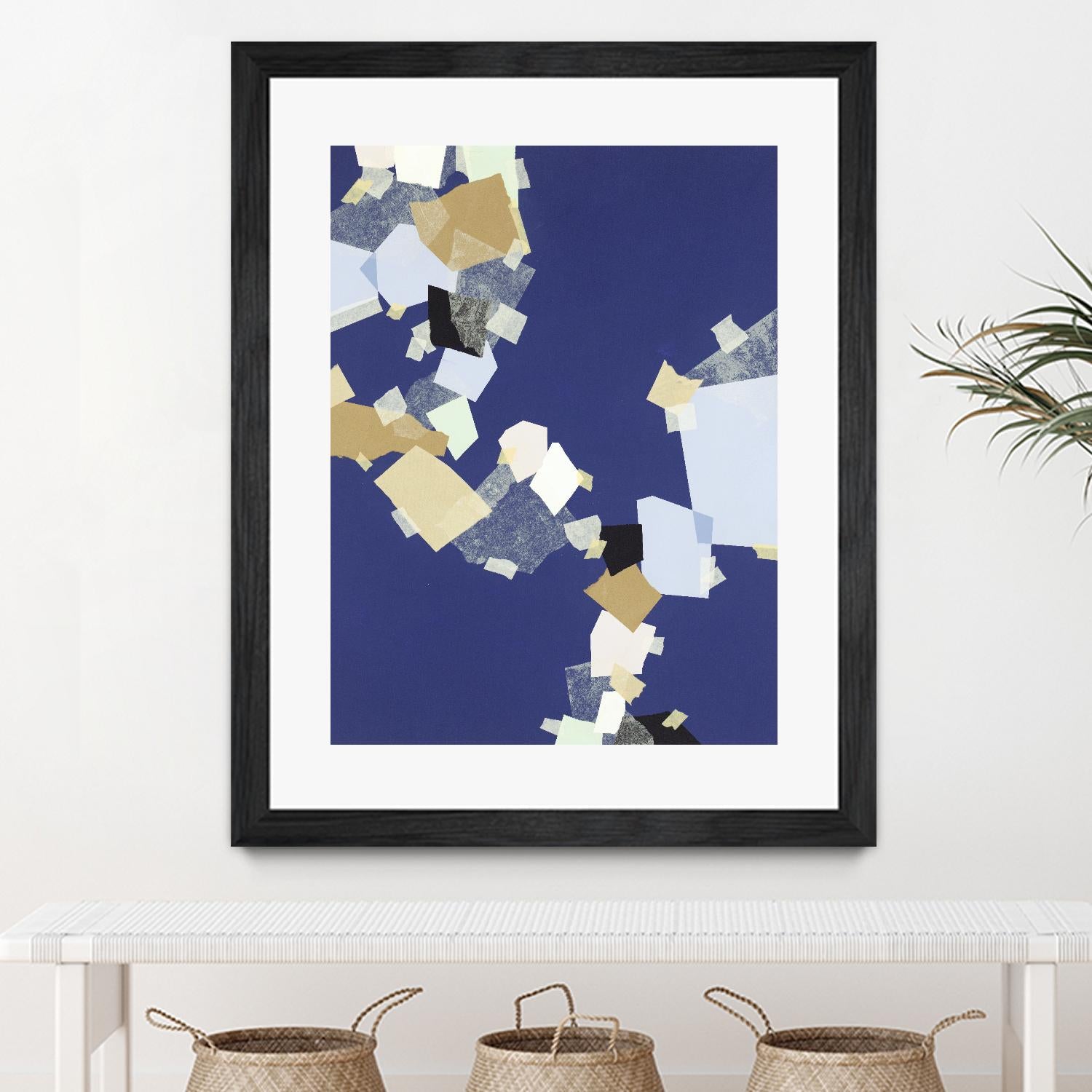 Patchwork 6 by Kyle Goderwis on GIANT ART - purple abstract