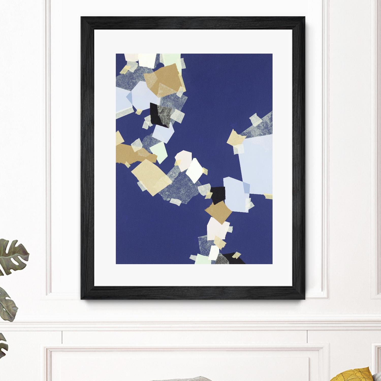 Patchwork 6 by Kyle Goderwis on GIANT ART - purple abstract