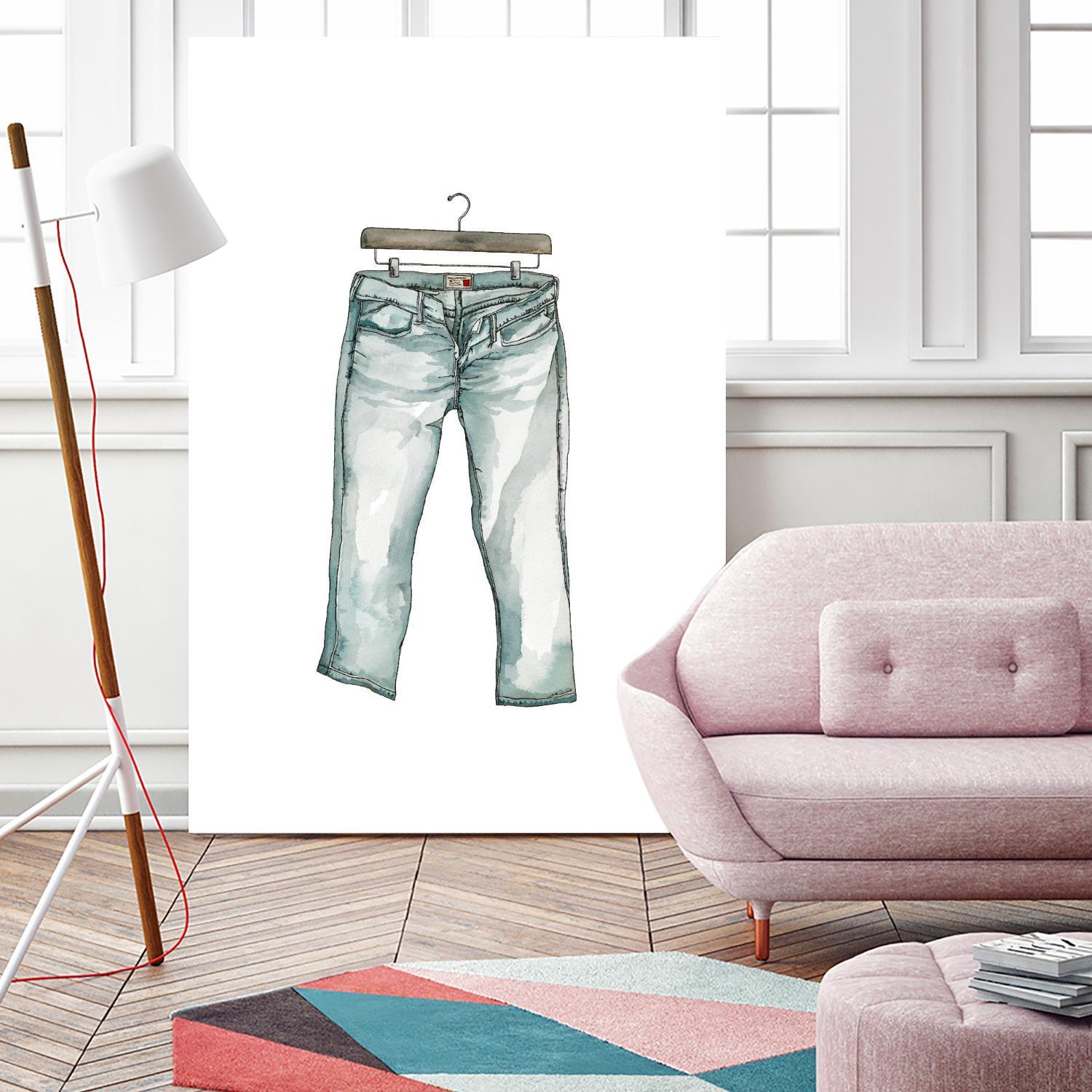 Wearables 2 by NM Studio on GIANT ART - blue figurative fashion