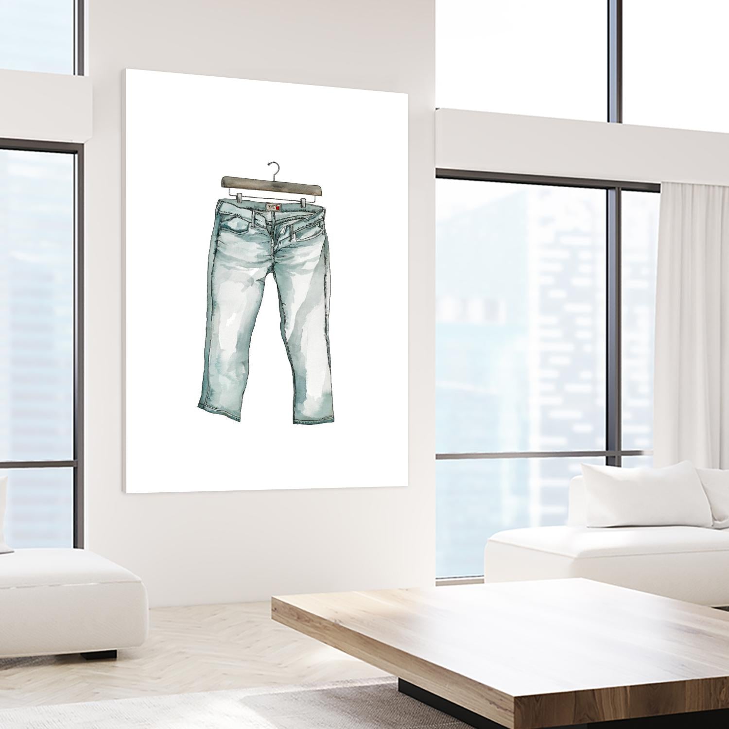 Wearables 2 by NM Studio on GIANT ART - blue figurative fashion