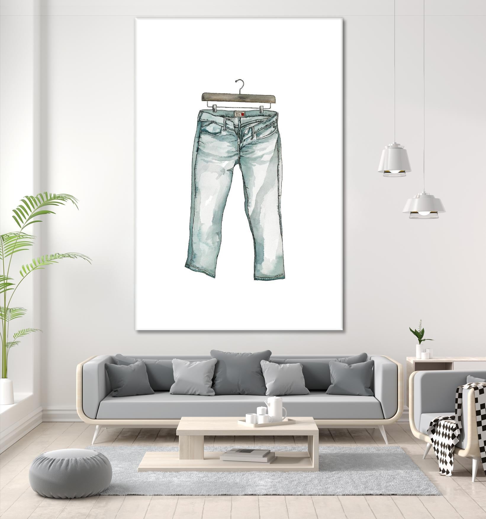 Wearables 2 by NM Studio on GIANT ART - blue figurative fashion