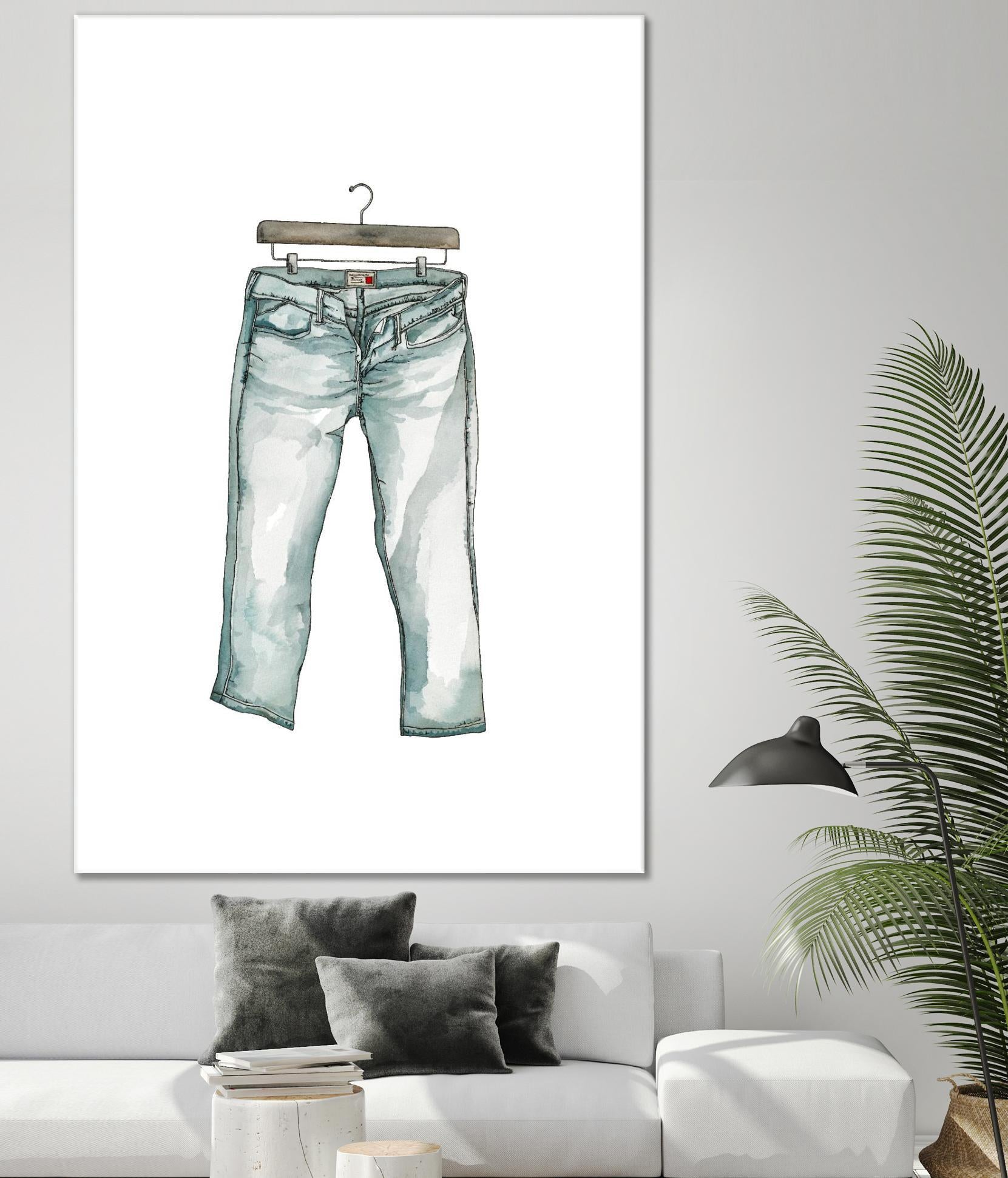 Wearables 2 by NM Studio on GIANT ART - blue figurative fashion