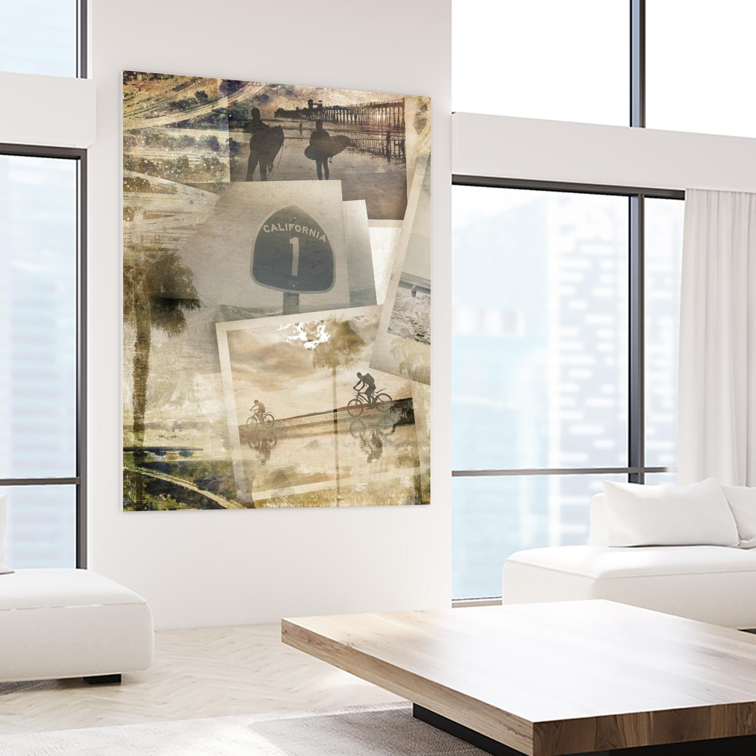 Los Angeles Polaroid C by SEA Studio on GIANT ART - beige cityscapes & streets color photography