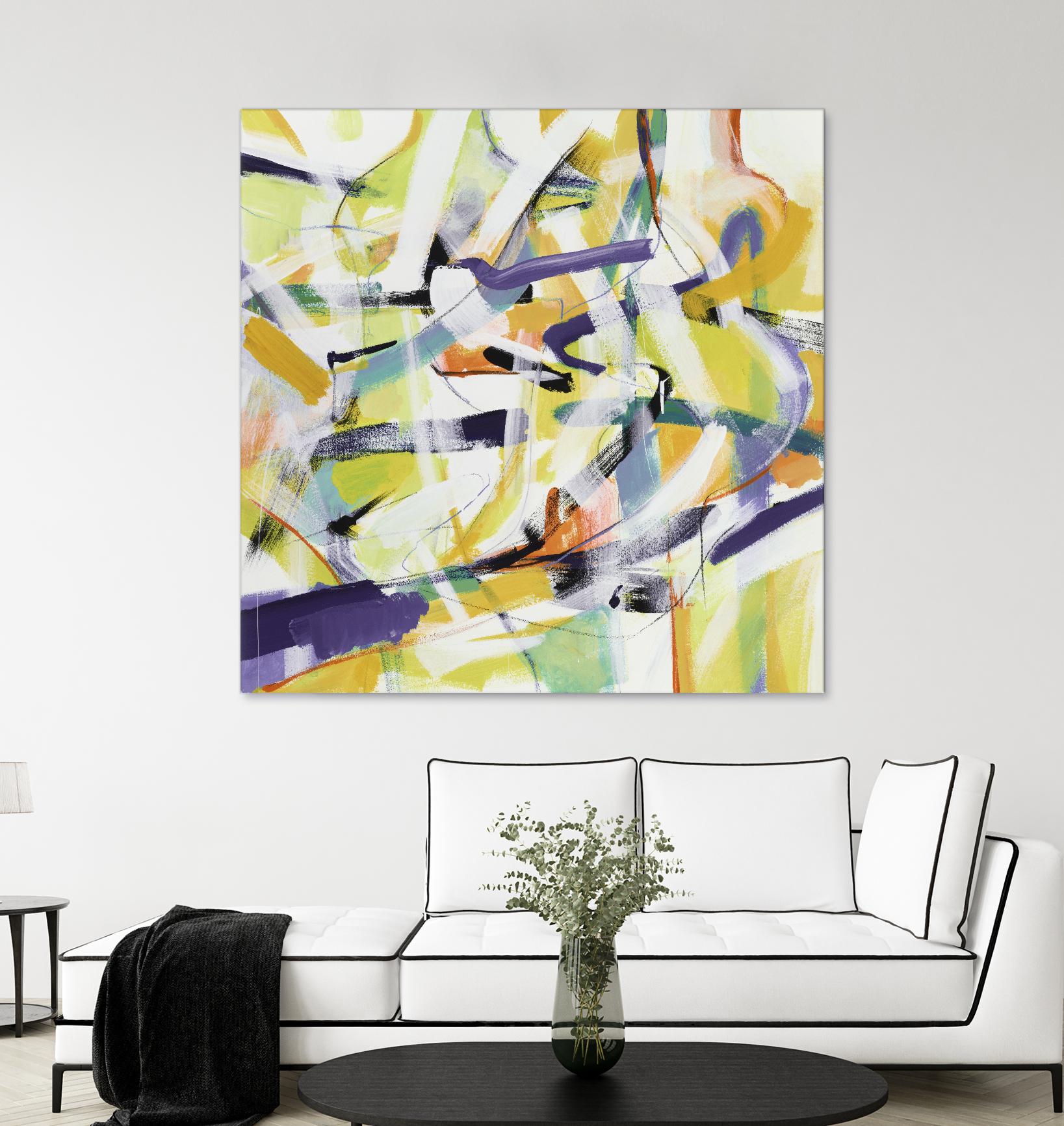 Here and There 4 - Recolor by Akiko Hiromoto on GIANT ART - purple abstract