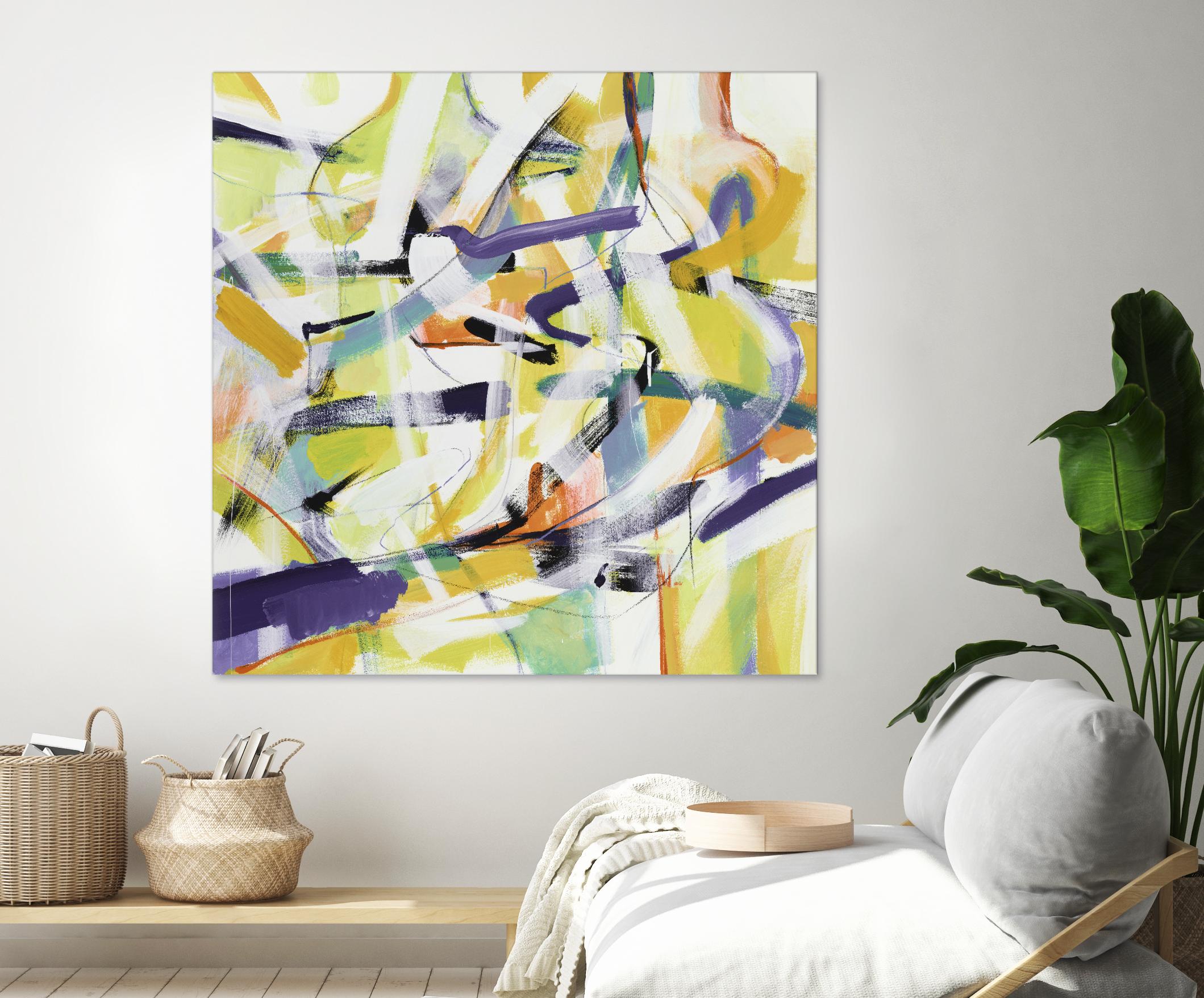 Here and There 4 - Recolor by Akiko Hiromoto on GIANT ART - purple abstract