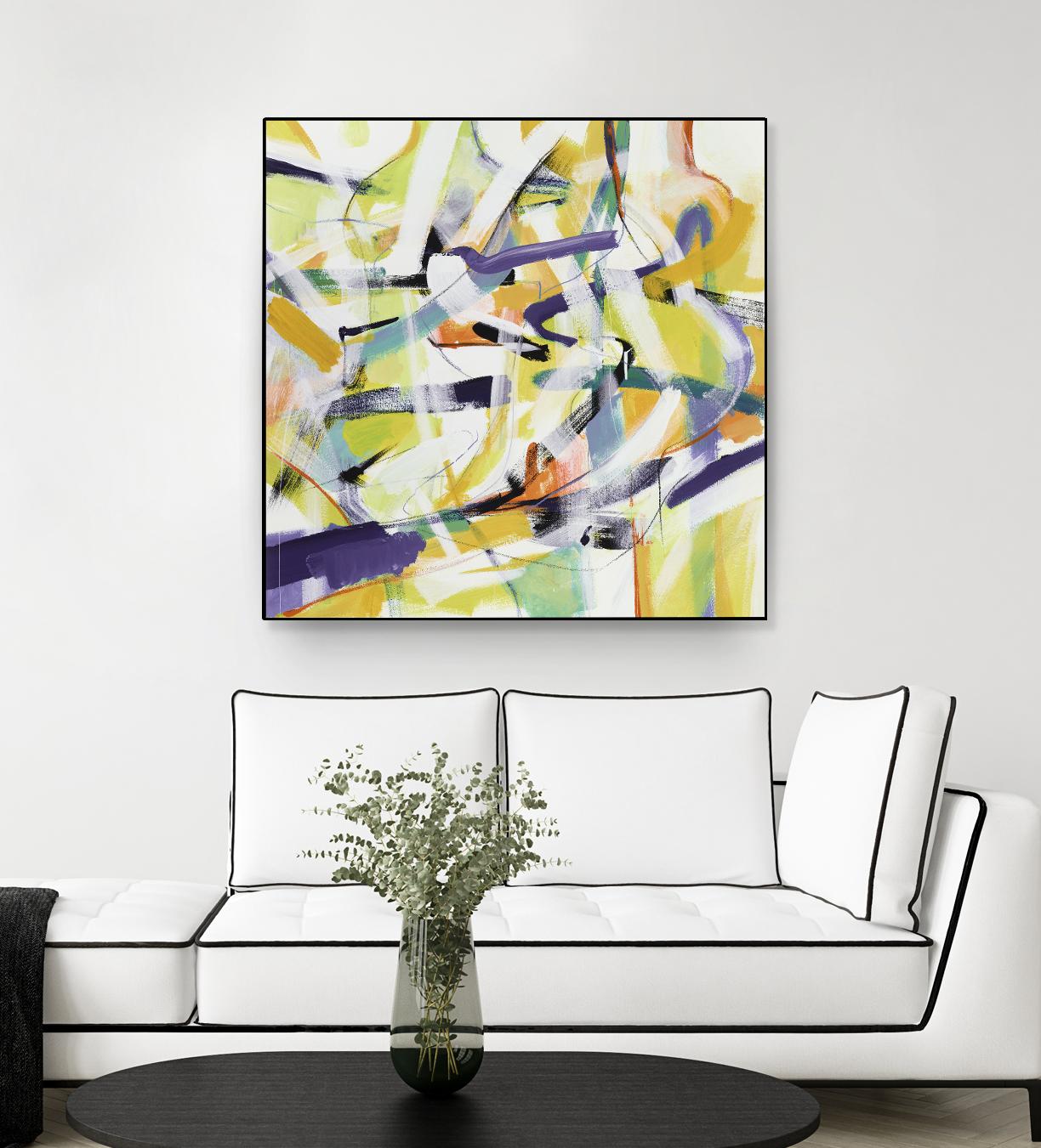 Here and There 4 - Recolor by Akiko Hiromoto on GIANT ART - purple abstract