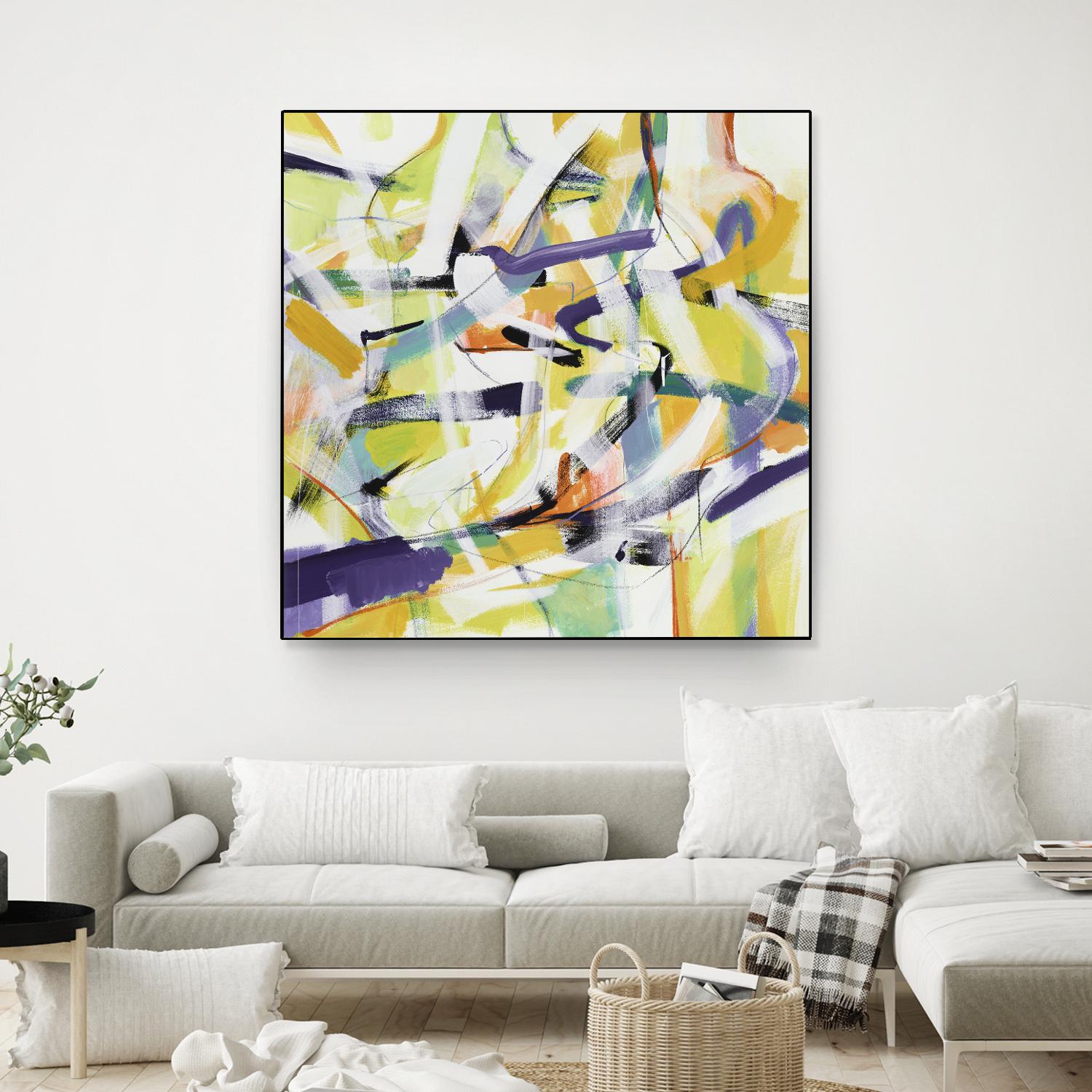 Here and There 4 - Recolor by Akiko Hiromoto on GIANT ART - purple abstract