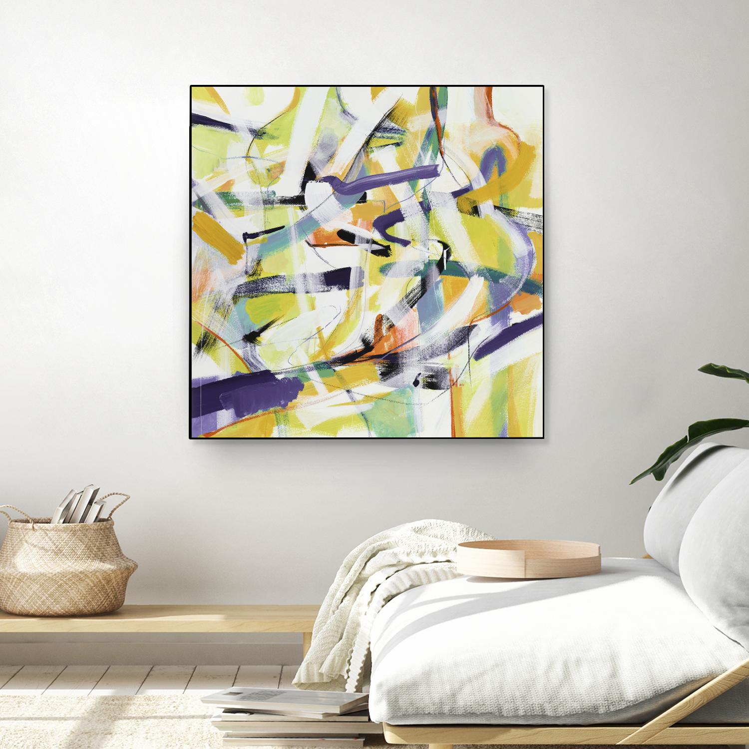 Here and There 4 - Recolor by Akiko Hiromoto on GIANT ART - purple abstract