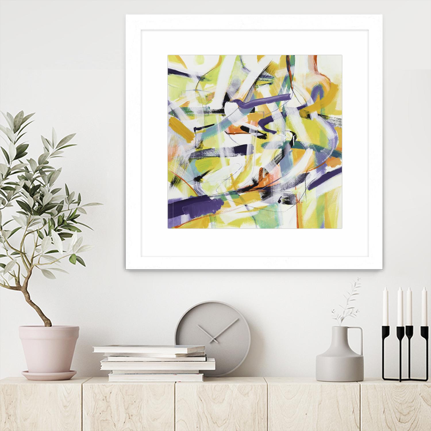 Here and There 4 - Recolor by Akiko Hiromoto on GIANT ART - purple abstract