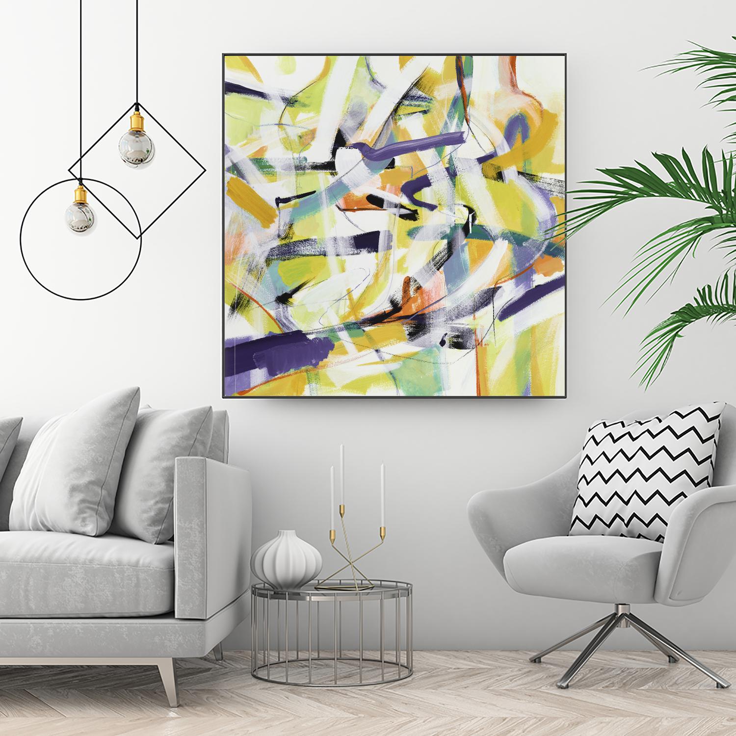 Here and There 4 - Recolor by Akiko Hiromoto on GIANT ART - purple abstract