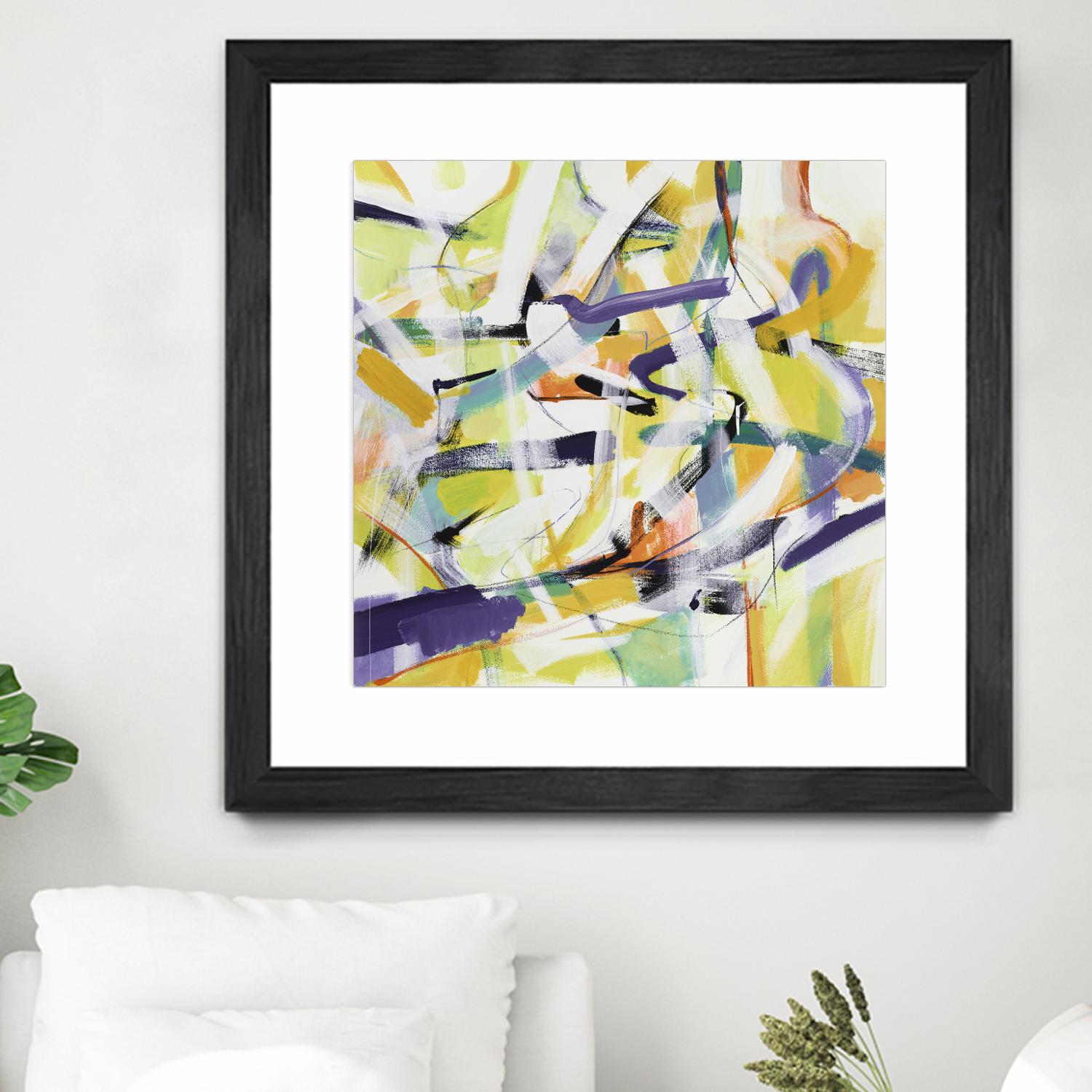 Here and There 4 - Recolor by Akiko Hiromoto on GIANT ART - purple abstract