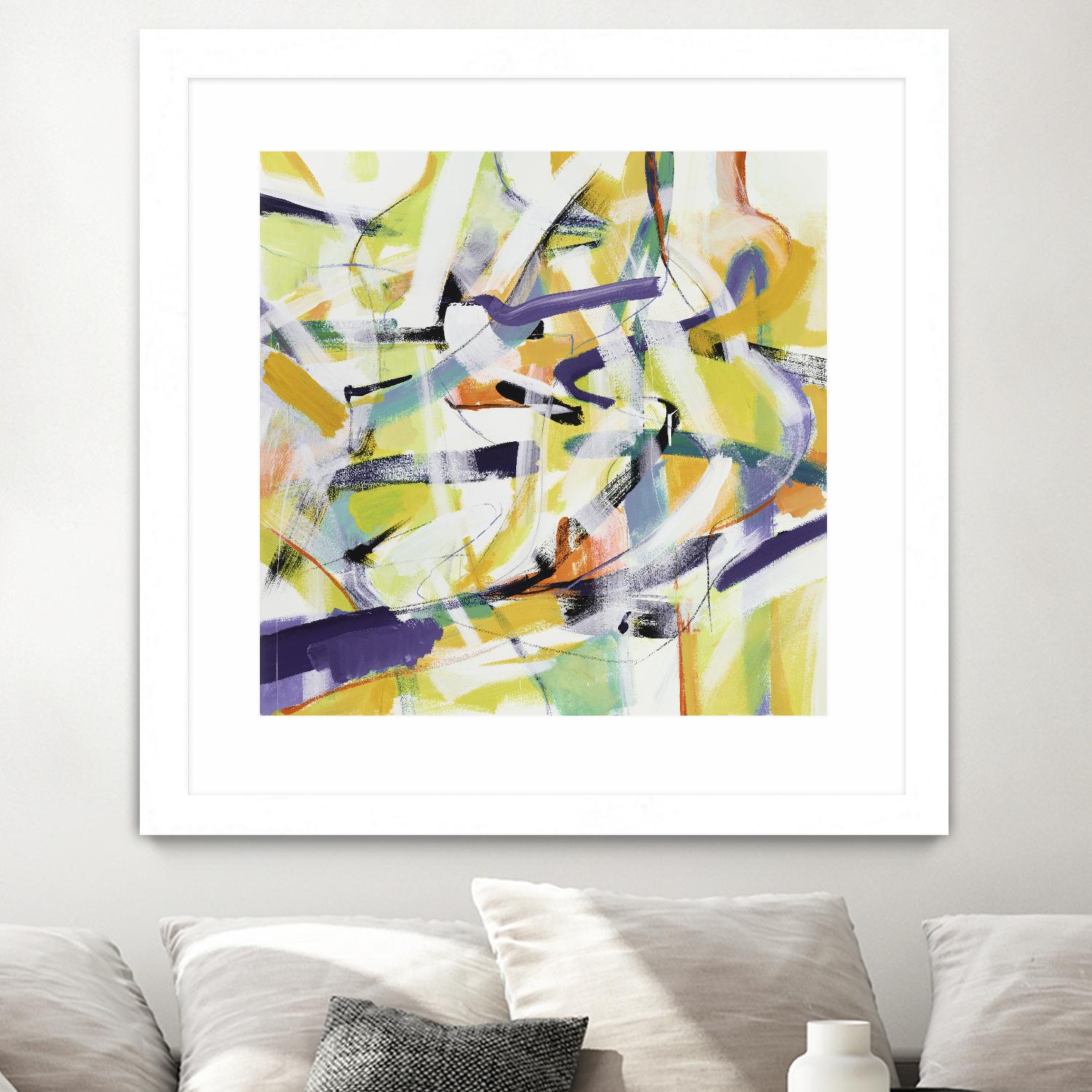 Here and There 4 - Recolor by Akiko Hiromoto on GIANT ART - purple abstract