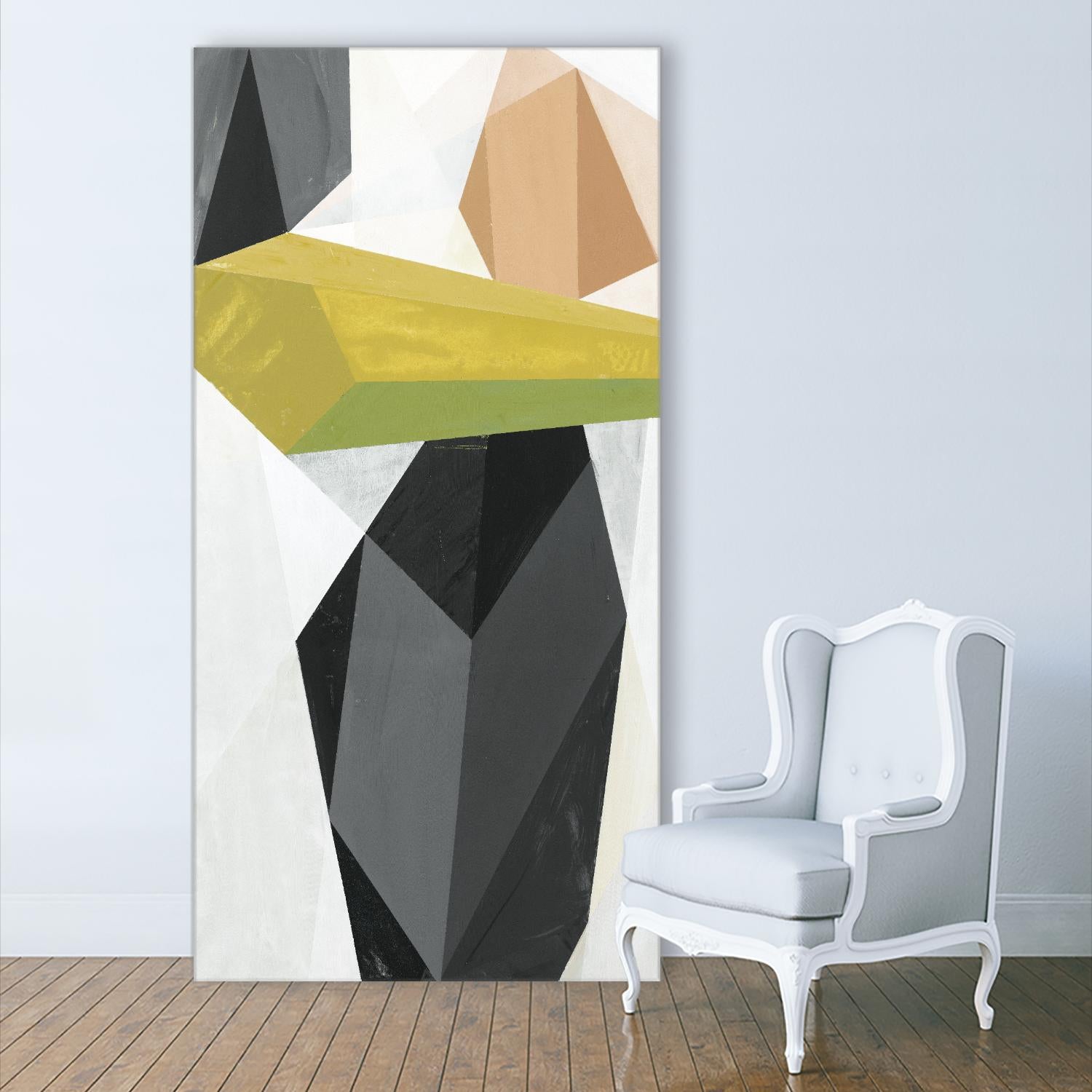 Glass Vase 2 - Recolor by Akiko Hiromoto on GIANT ART - yellow abstract