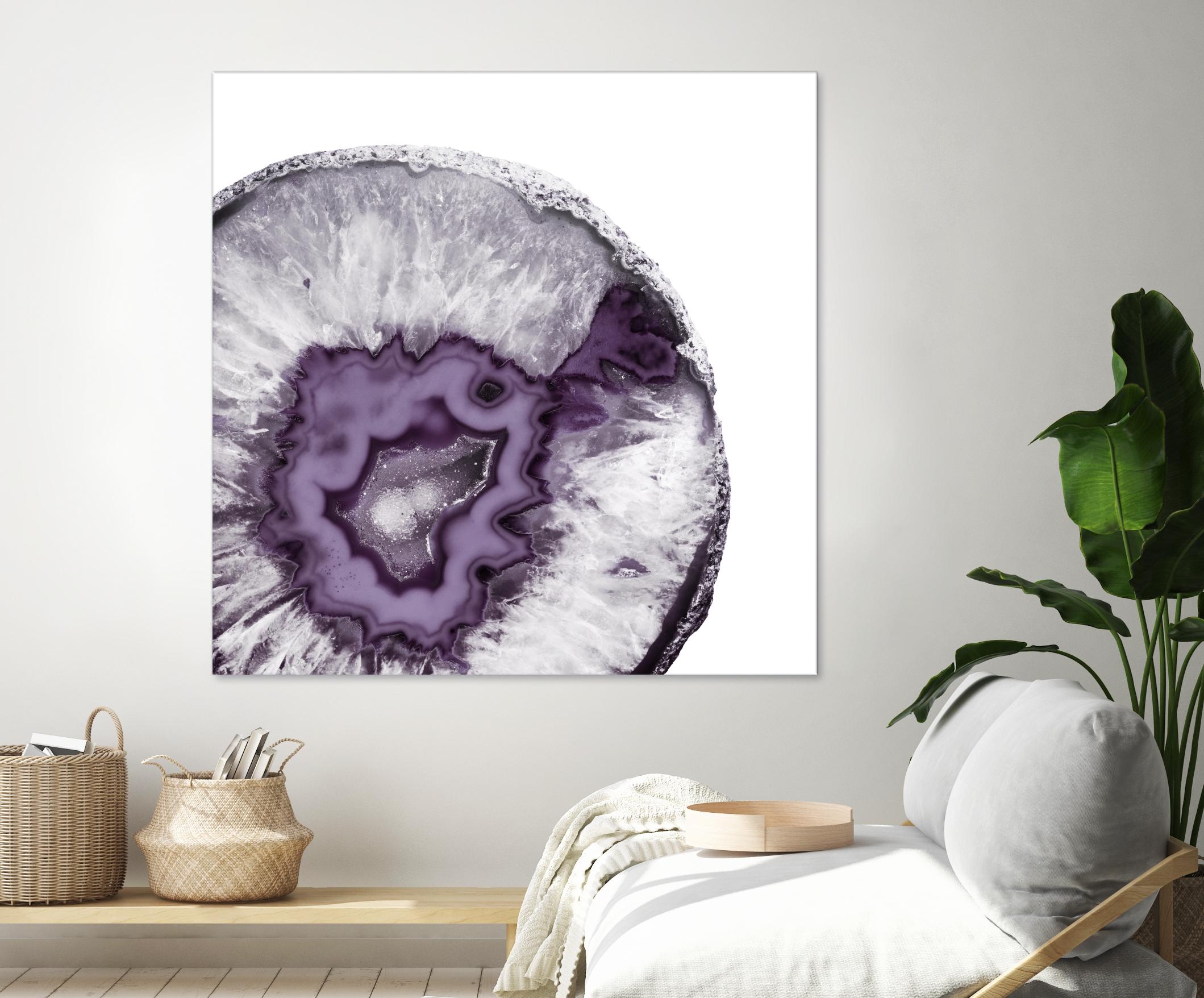 Plum Agate B by THE Studio on GIANT ART - white abstract