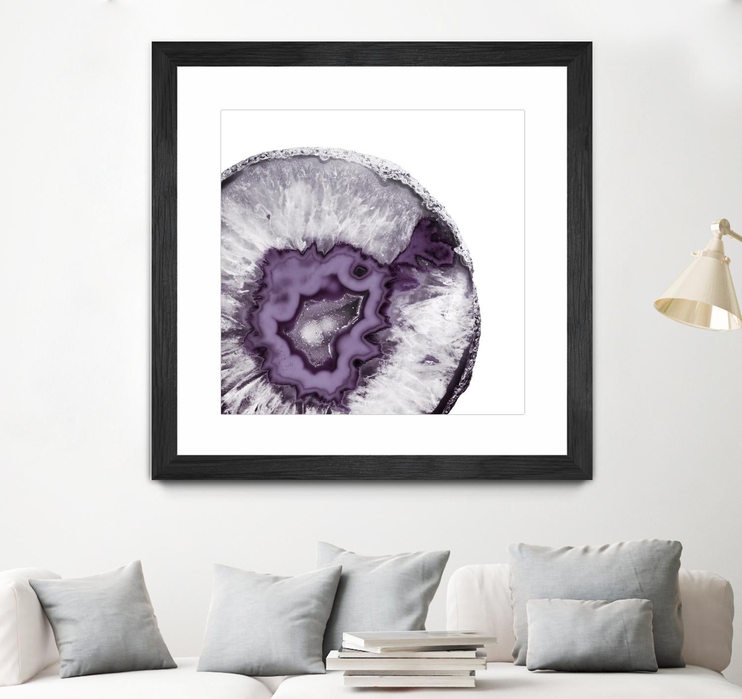 Plum Agate B by THE Studio on GIANT ART - white abstract