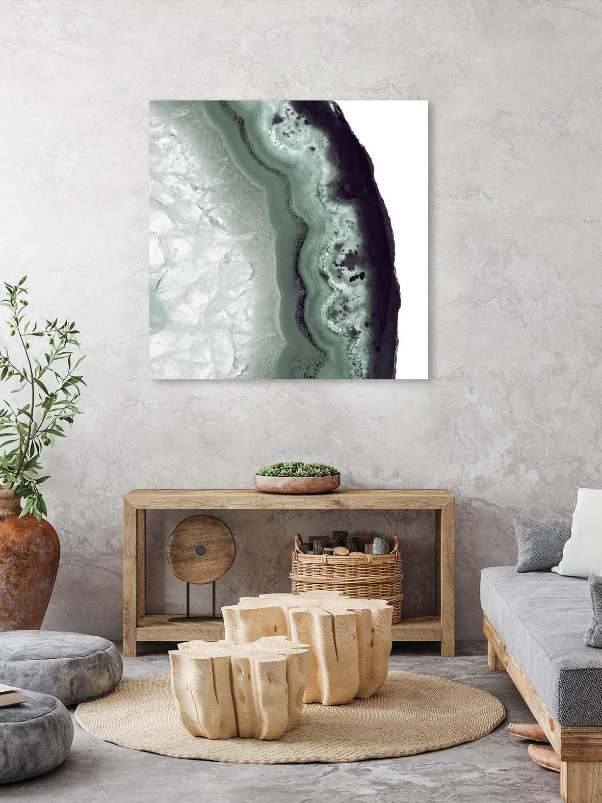 Sage Agate B by THE Studio on GIANT ART - white photography
