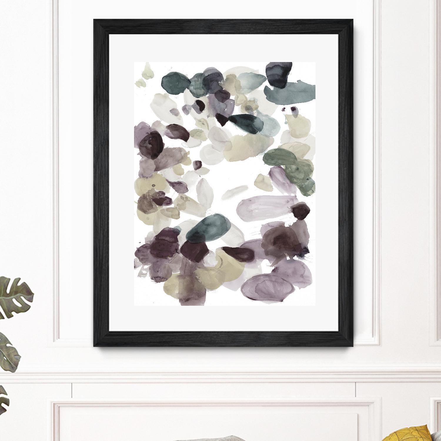 Butterfly Dance in Neutral D by Allyson Fukushima on GIANT ART - pink abstract