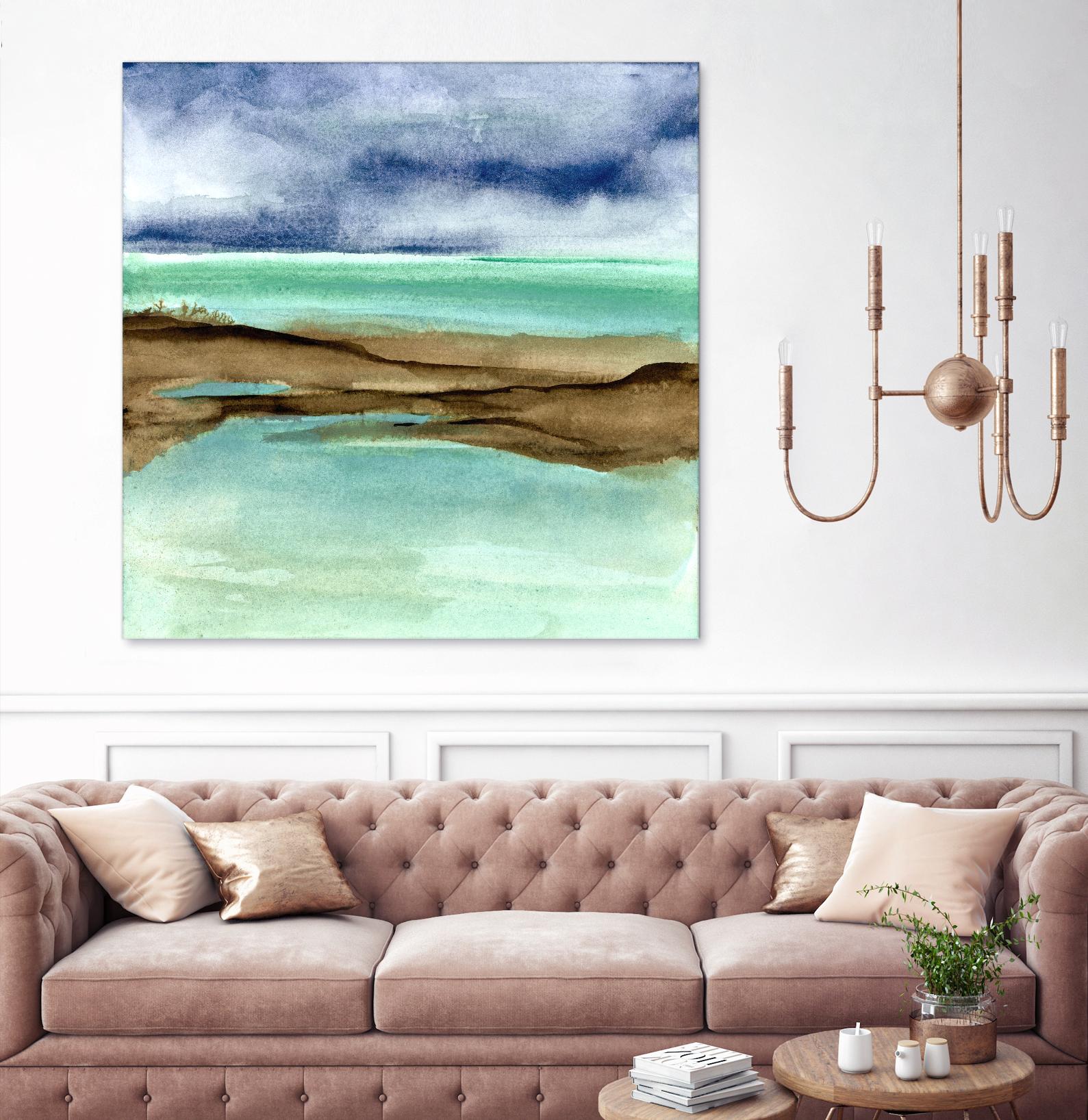 Shore V by Chris Paschke on GIANT ART - blue sea scene