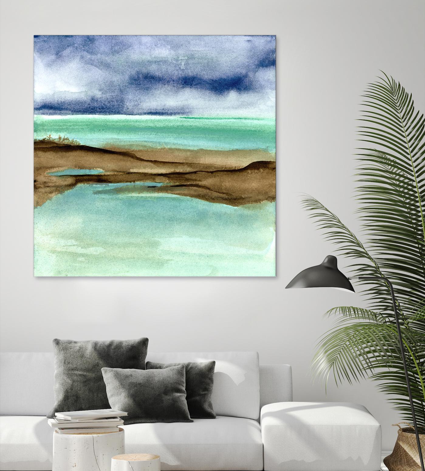 Shore V by Chris Paschke on GIANT ART - blue sea scene