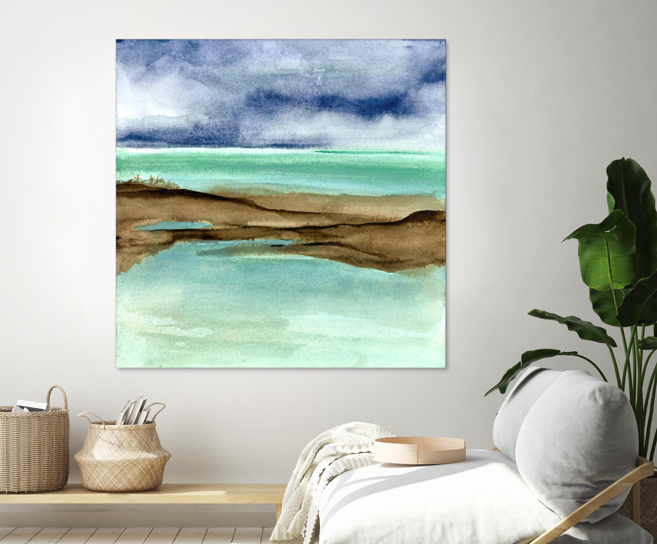 Shore V by Chris Paschke on GIANT ART - blue sea scene