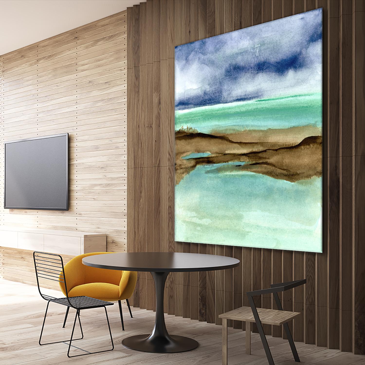 Shore V by Chris Paschke on GIANT ART - blue sea scene