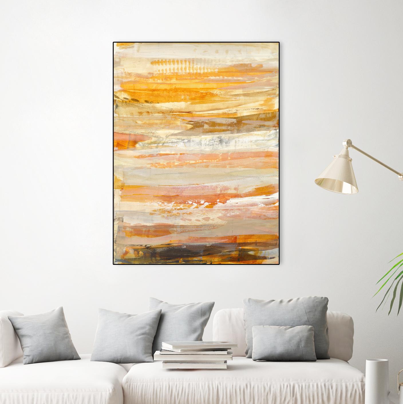 Sun Dream 2 by Maeve Harris on GIANT ART - orange abstract