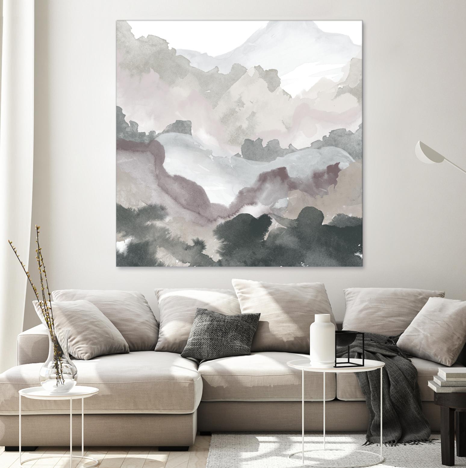 Layers of Winter C by THE Studio on GIANT ART - purple abstract