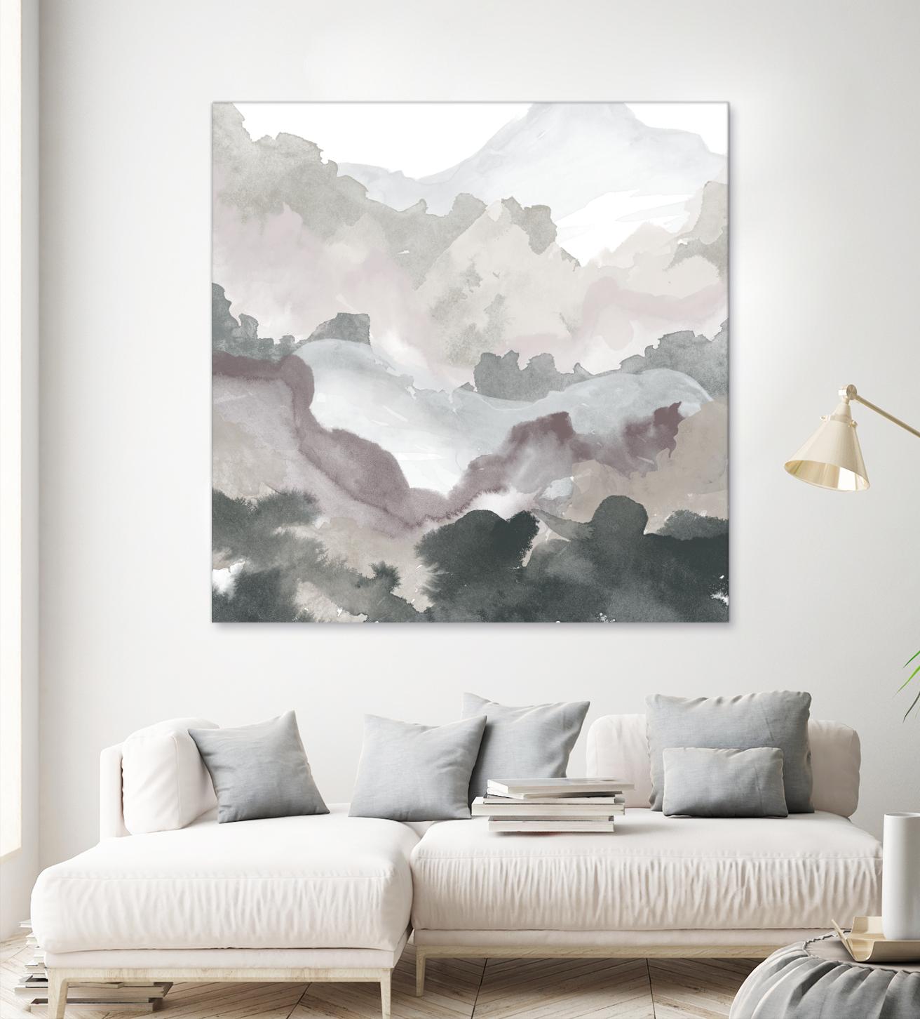 Layers of Winter C by THE Studio on GIANT ART - purple abstract