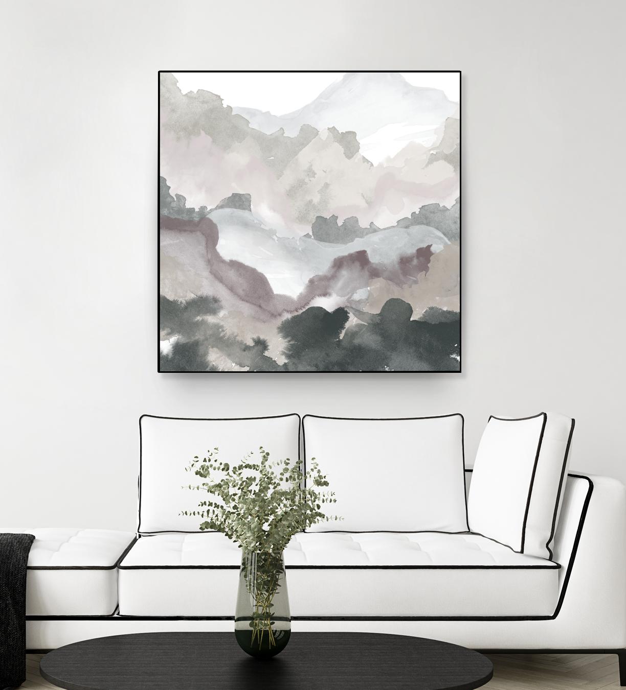 Layers of Winter C by THE Studio on GIANT ART - purple abstract