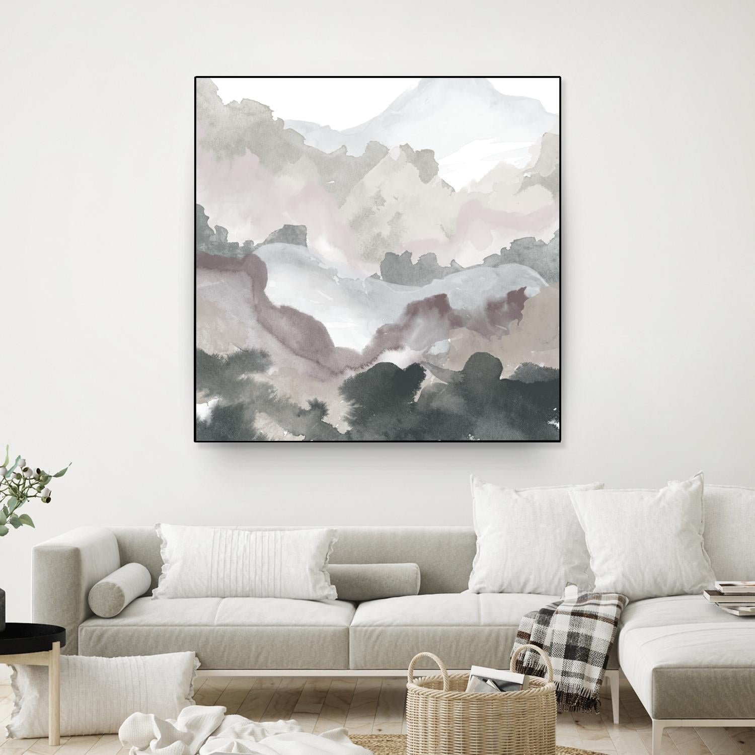 Layers of Winter C by THE Studio on GIANT ART - purple abstract