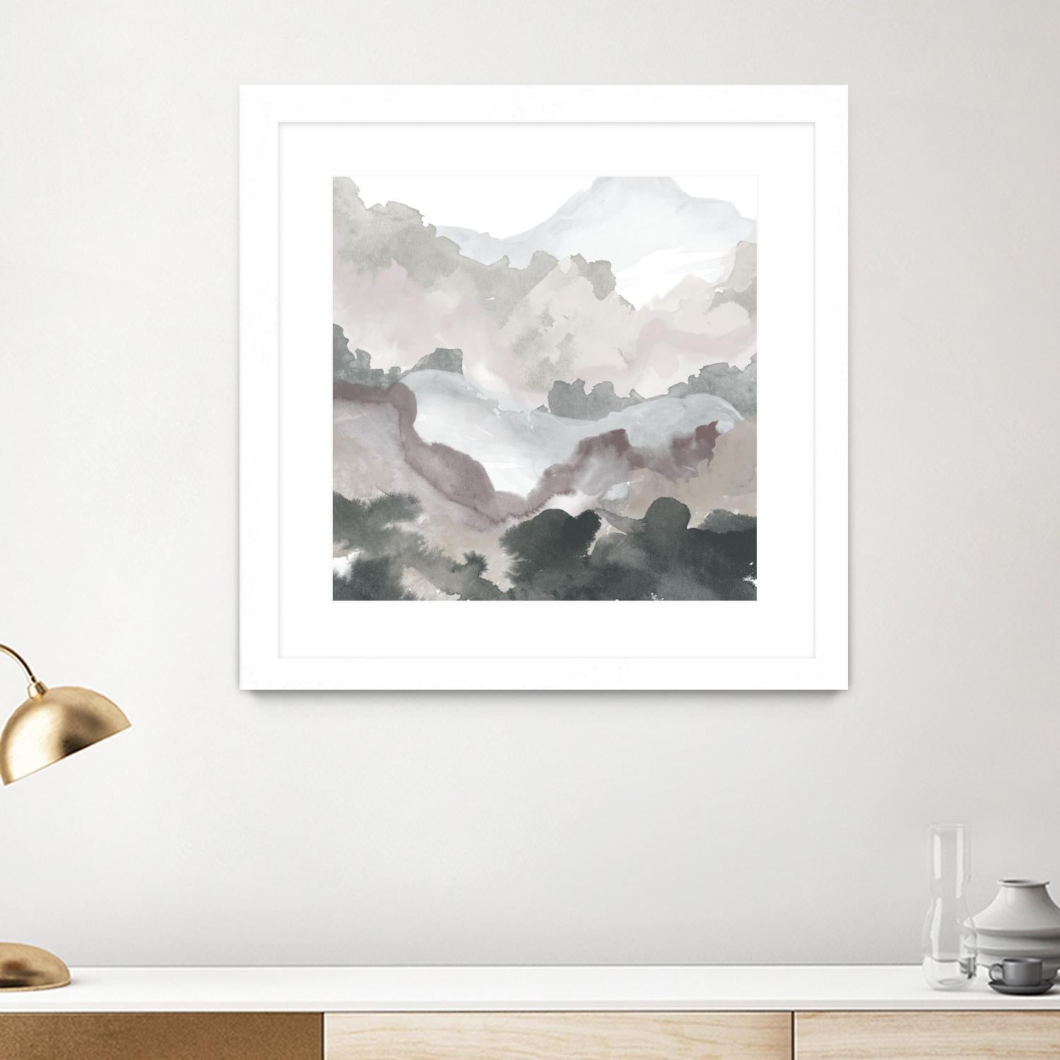 Layers of Winter C by THE Studio on GIANT ART - purple abstract