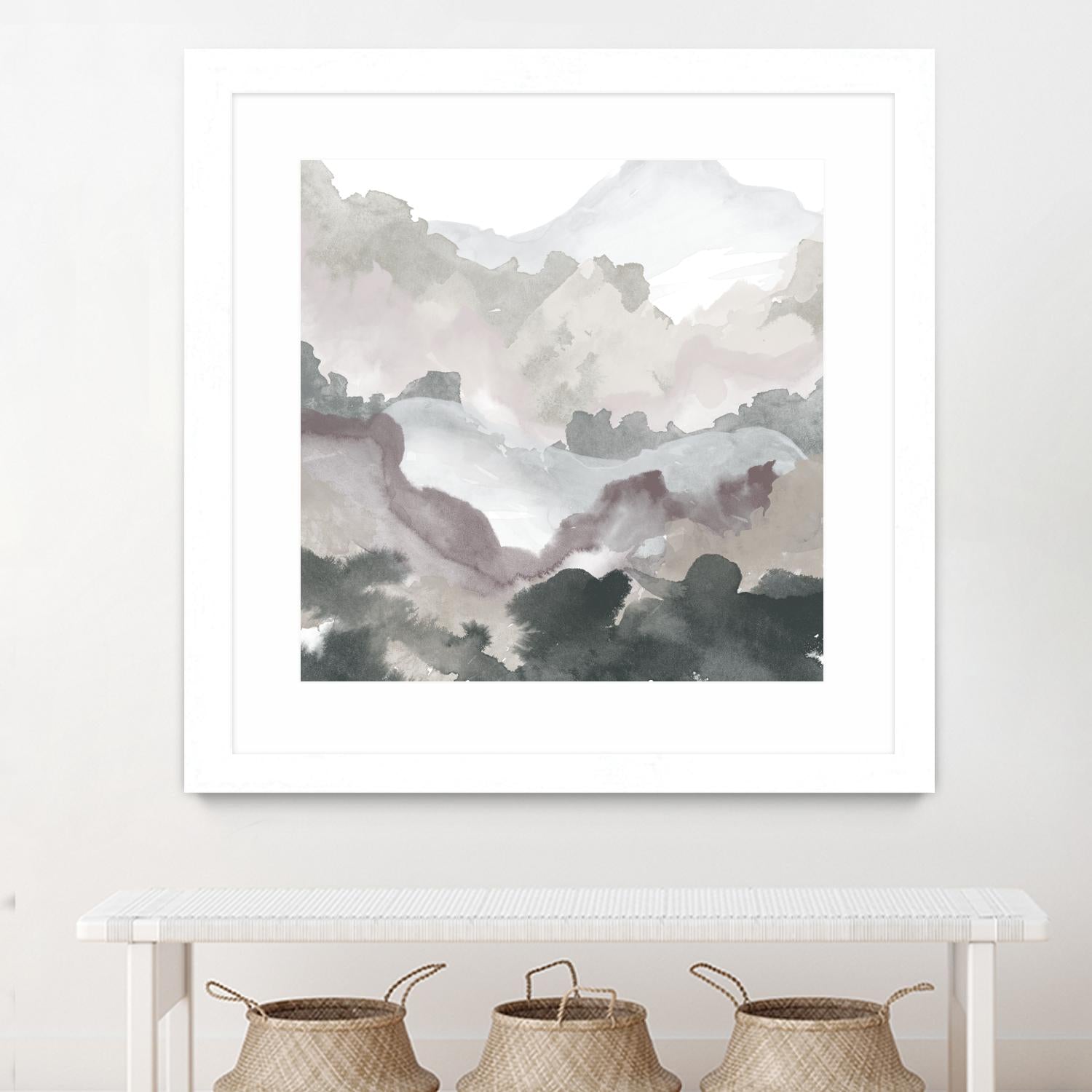 Layers of Winter C by THE Studio on GIANT ART - purple abstract