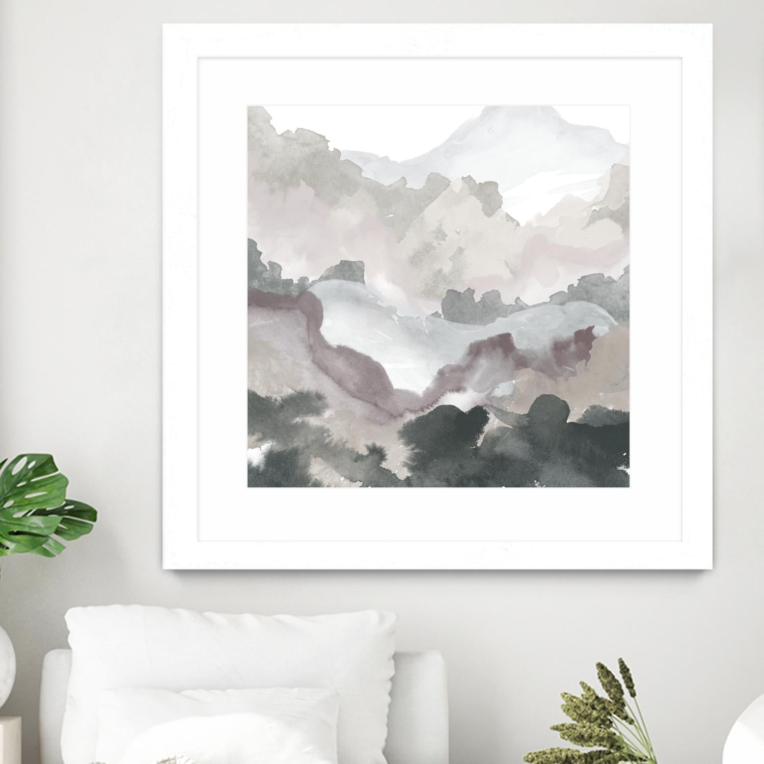 Layers of Winter C by THE Studio on GIANT ART - purple abstract