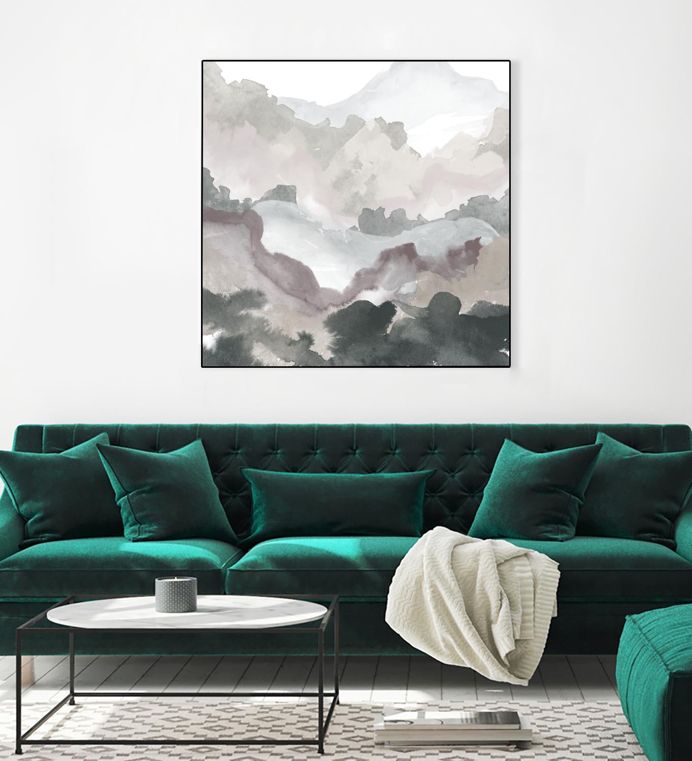 Layers of Winter C by THE Studio on GIANT ART - purple abstract