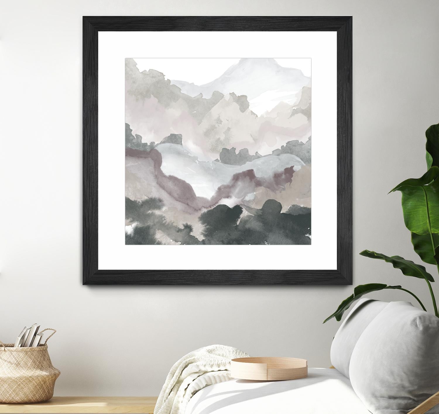 Layers of Winter C by THE Studio on GIANT ART - purple abstract