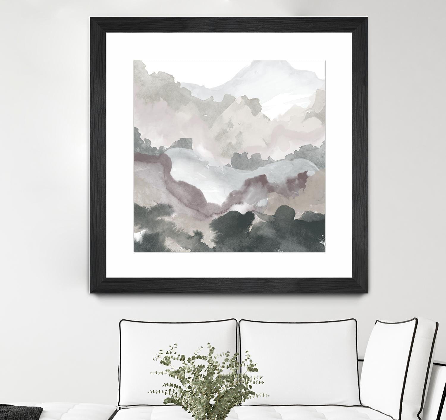 Layers of Winter C by THE Studio on GIANT ART - purple abstract