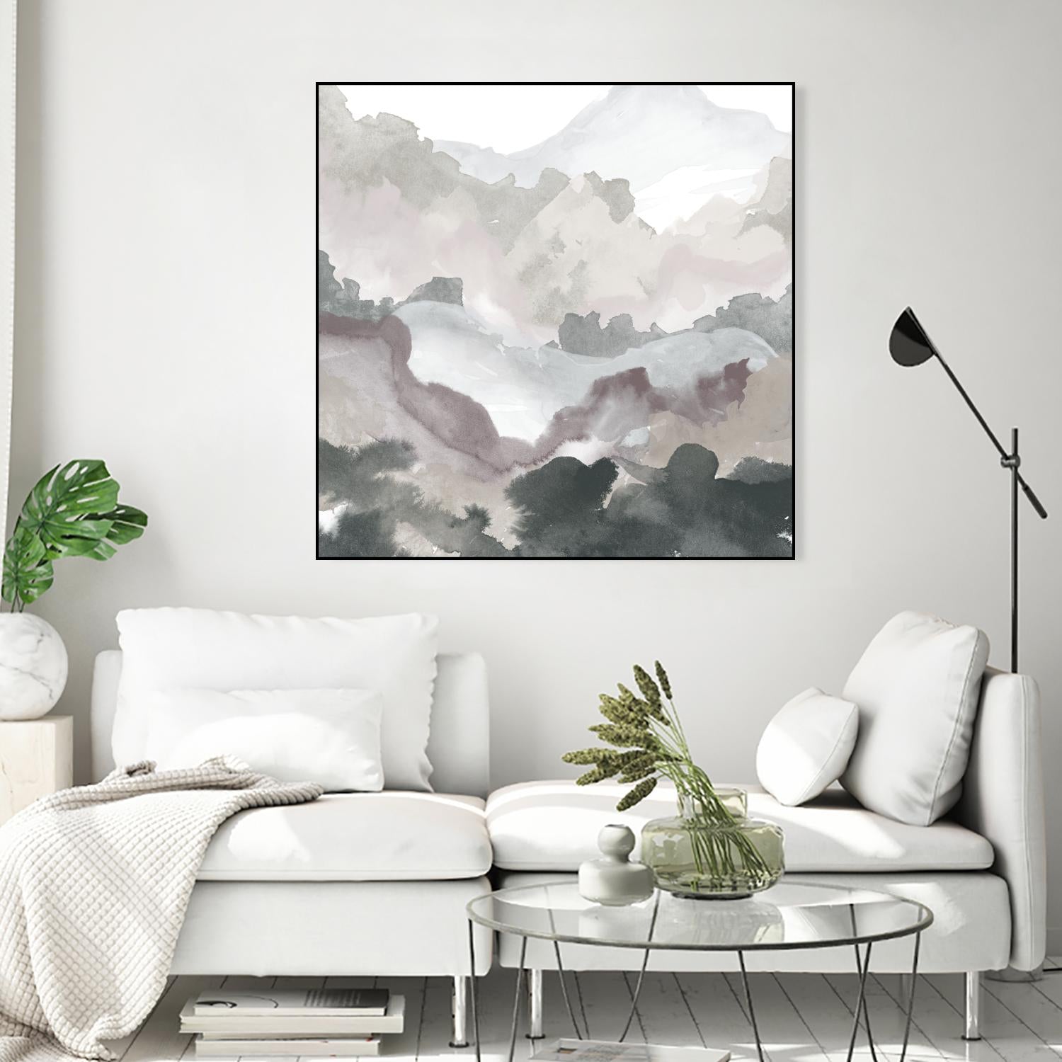 Layers of Winter C by THE Studio on GIANT ART - purple abstract