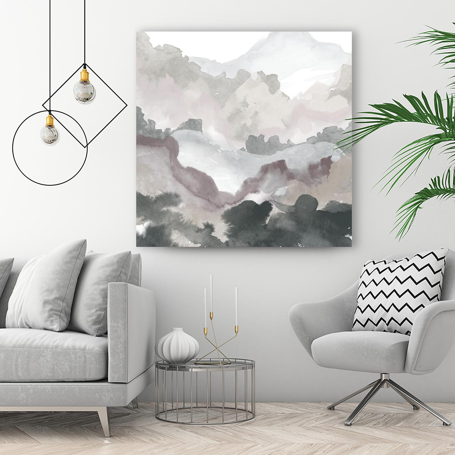 Layers of Winter C by THE Studio on GIANT ART - purple abstract